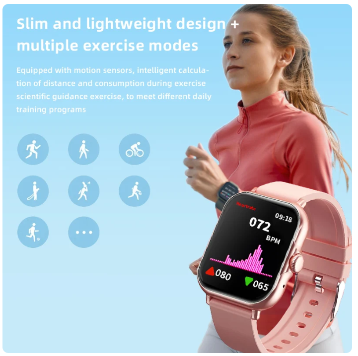 🎁 Gift Pack A58 Smart Watch 5 in 1