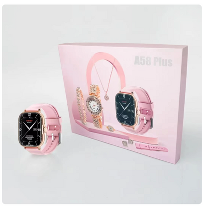 🎁 Gift Pack A58 Smart Watch 5 in 1