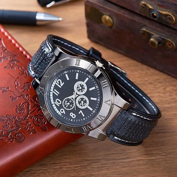 Premium USB Lighter Watch Men's